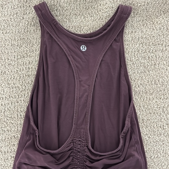lululemon deep stretch racer back tank arctic plum purple - Picture 5 of 5
